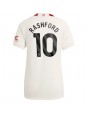 Manchester United Marcus Rashford #10 Ausweichtrikot für Frauen 2023-24 Kurzarm